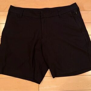 Lululemon Men’s Black Commission Shorts Size 33